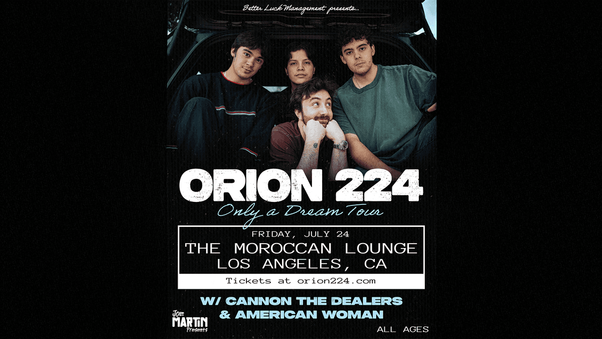 Orion 224 with Cannon the Dealers & American Woman