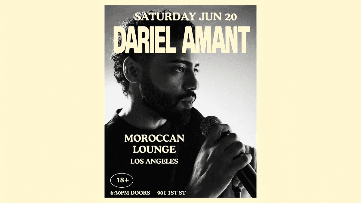 SOB's Presents: Dariel Amant