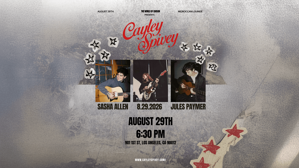 Cayley Spivey with Sasha Allen & Jules Paymer 